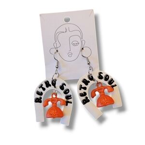 Retro Soul Arch Handmade Earrings
